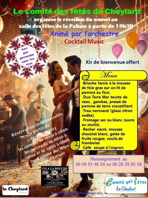 Reveillon 2023 affiche media