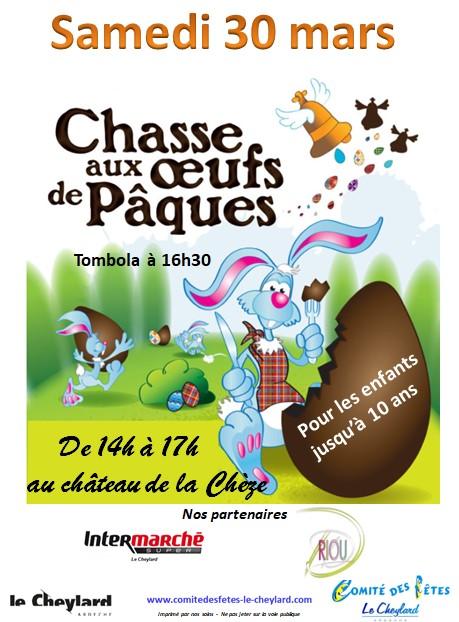 Affiche chasse aux oeufs 2024 media